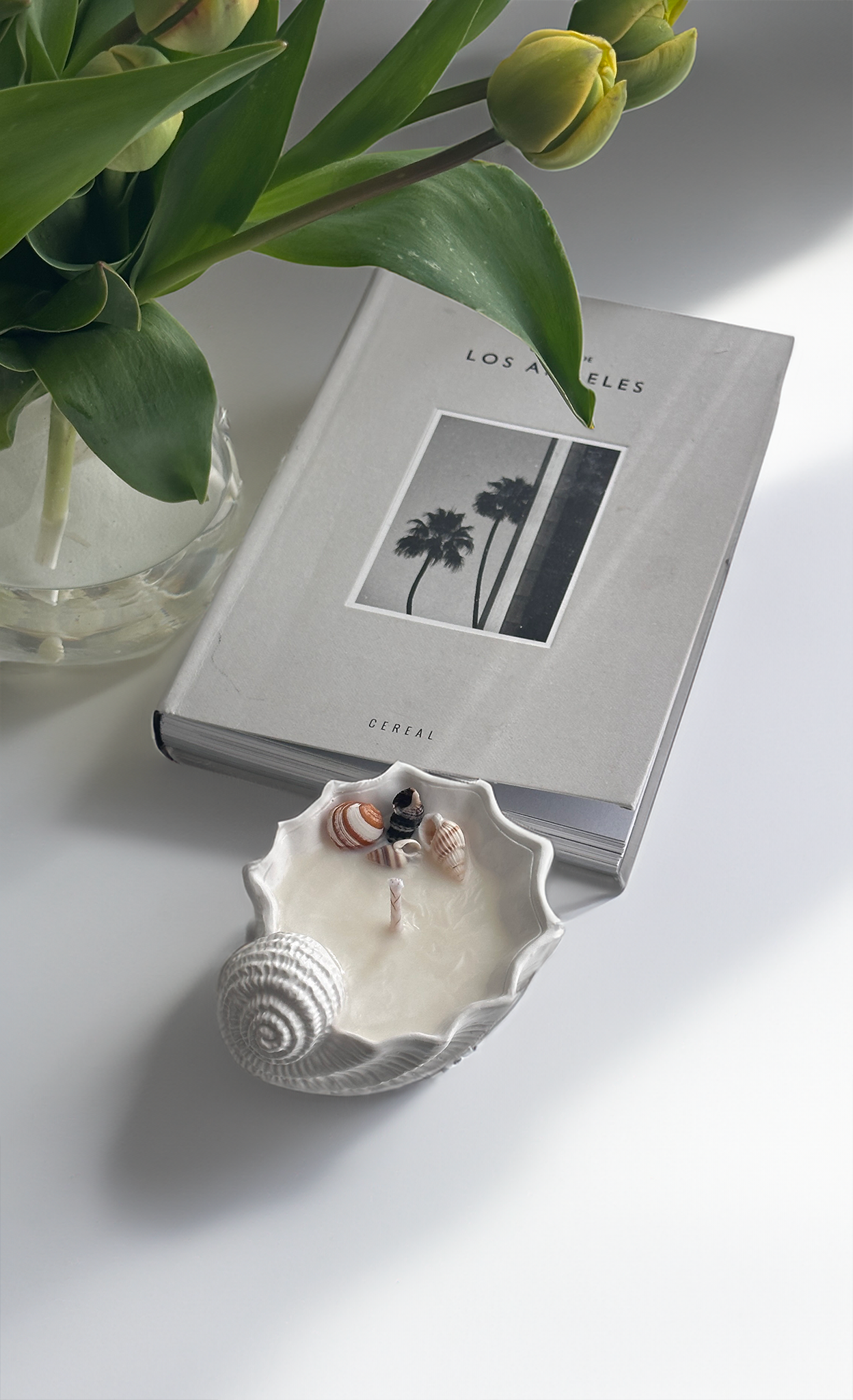 Seashell Candle