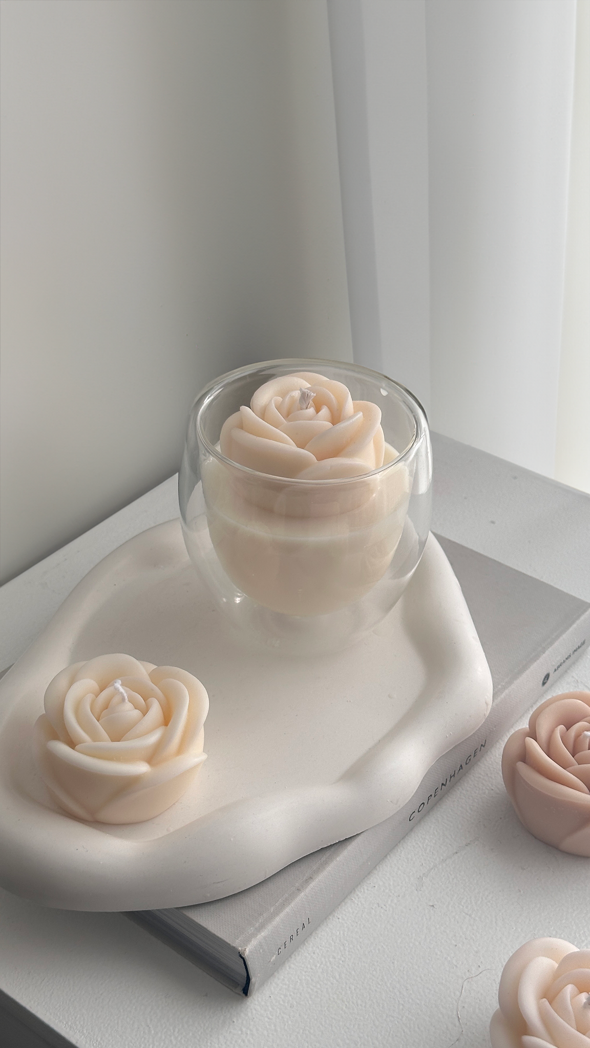 Rose Jar Candle