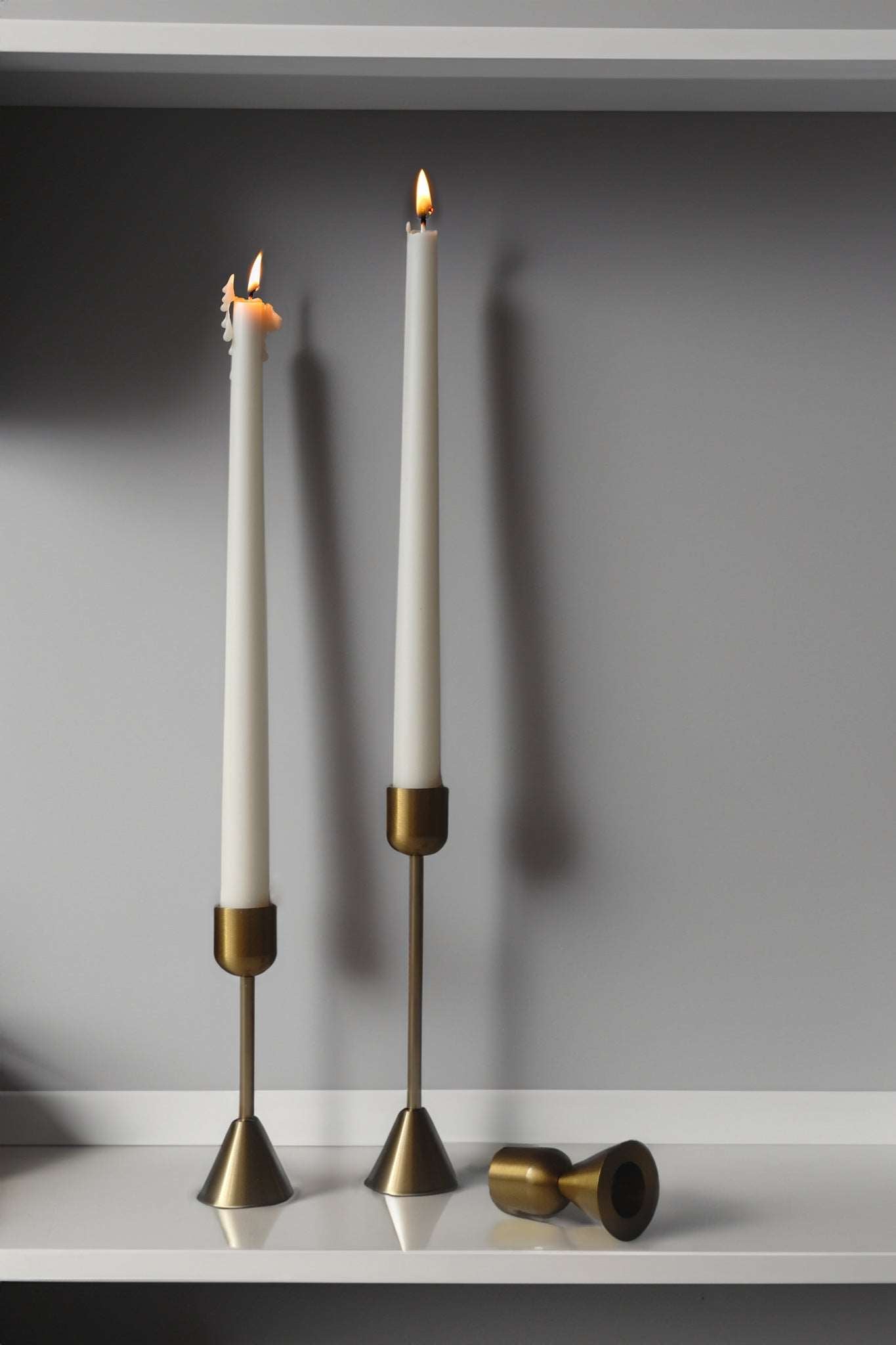 Golden Candle Holders