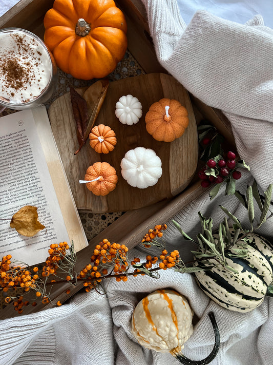 Textured Pumpkin Trio